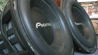 x2 Pioneer TS-W121SPL! Drop it drop it low!