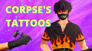 CORPSE REVEALS HIS TATTOOS! | Corpse Husband Clips / Livestream Highlights