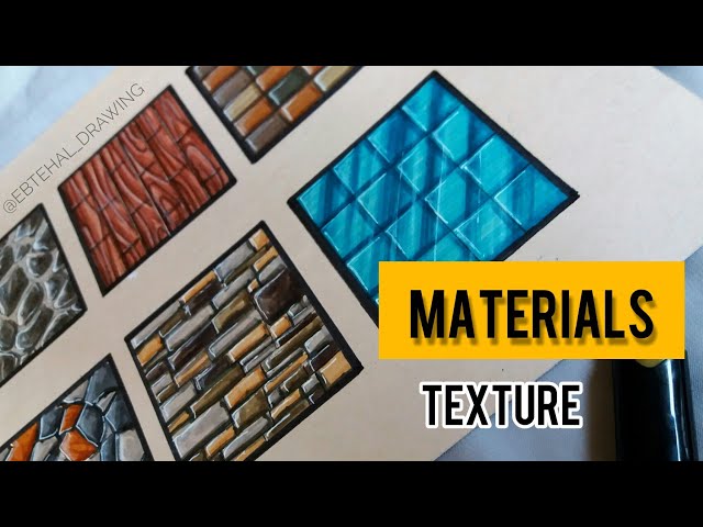 HOW TO DRAW WOOD TEXTURE WITH MARKERS ✍📏// Hand Render Textures // Part 1  