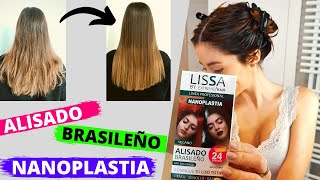 ✨ NANOPLASTIA en CASA | ALISADO BRASILEÑO | Orgánico y Vegano PASO a PASO -  YouTube