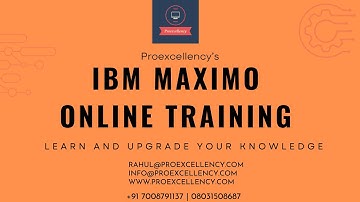 IBM Maximo online training | Maximo Training Learn and Improve with Professional trainer