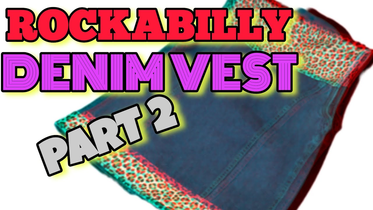 Сборка жилета в стиле рокабилли, часть 2 | Добавляем принт «Дикий гепард»!