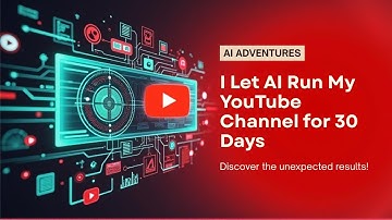 I Let AI Run My YouTube Channel for 30 Days — Here’s What Happened