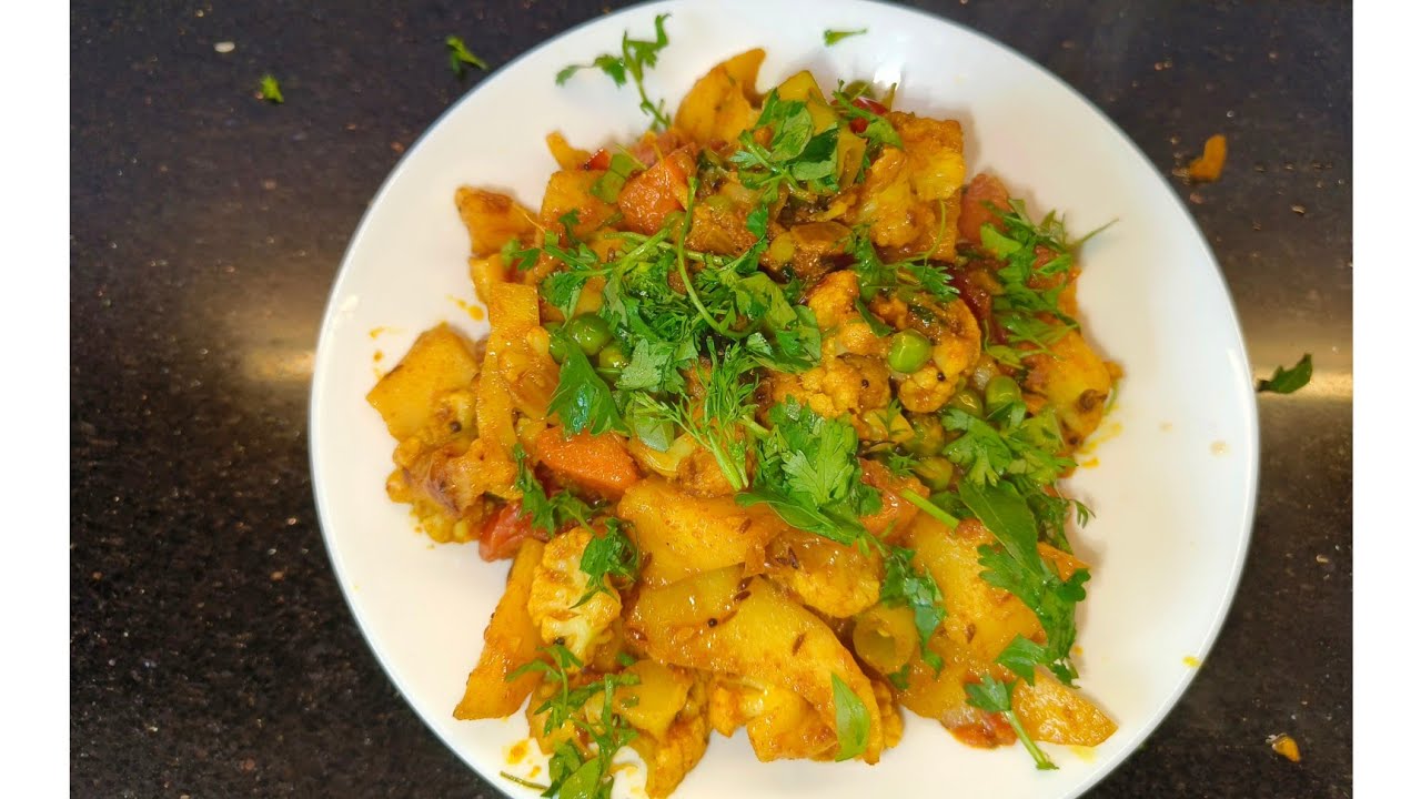 Tale Mattar winter's special gobi aloo mattar recipe 😋 - YouTube