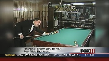 Pool trick shot artist