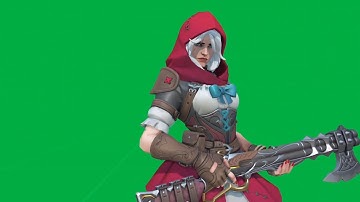 Ashe Highlight Intros Green Screen [Little Red]