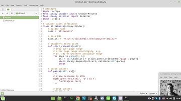 Yet another web scraping tutorial on demand | extracting data from slickdeals.net | Python SCRAPY