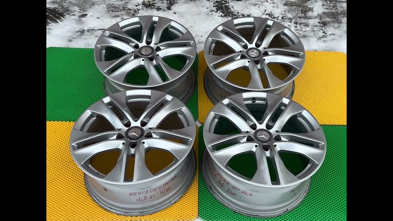 Диски Mercedes (RONAL, Made in Czech Republic) R17 5/112 из Japan(Япония)!