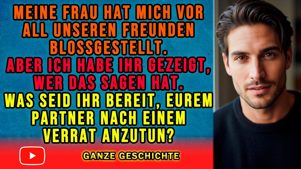 Sie demütigte mich vor unseren Freunden, aber ich kannte ihr dunkles Geheimnis | Betrug & Trennung
