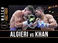 Algieri vs Khan FULL FIGHT: May 29, 2015 - PBC on Spike