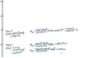 Multi Storey Drift Example Calculations