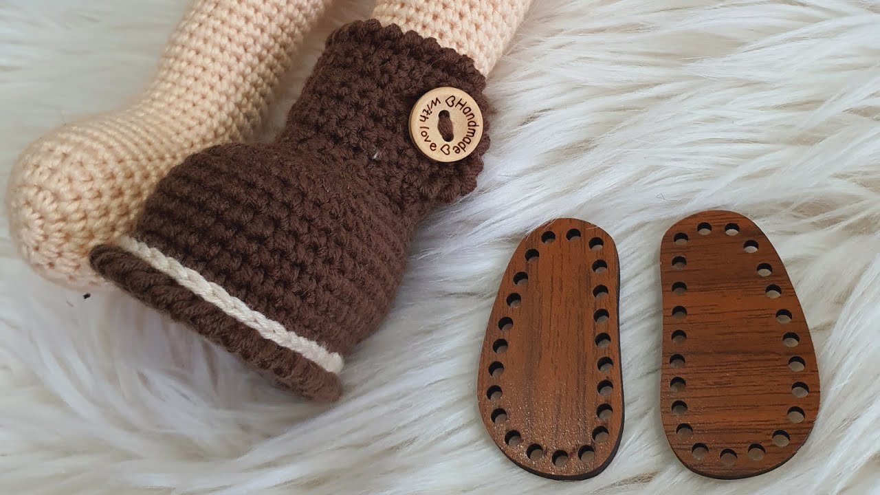 ASYA KIZ TABANLİK ÜZERİNE AYAKKABI YAPIMI #amigurumibebek #asyakiz