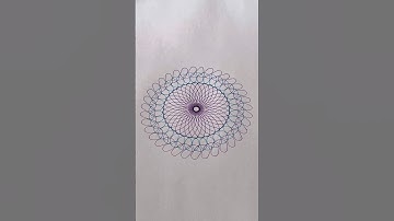 Relaxing Spirograph Video #spirographnis #noise #impossible #satisfying #pattern #skills #asmr