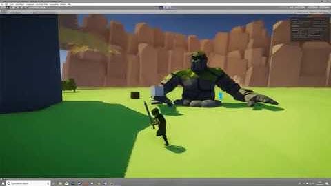 Unity Project: LowPoly Boss Fight Mechanics