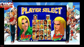Real Bout Fatal Fury 2: The Newcomers - Playthrough & Story: Blue Mary