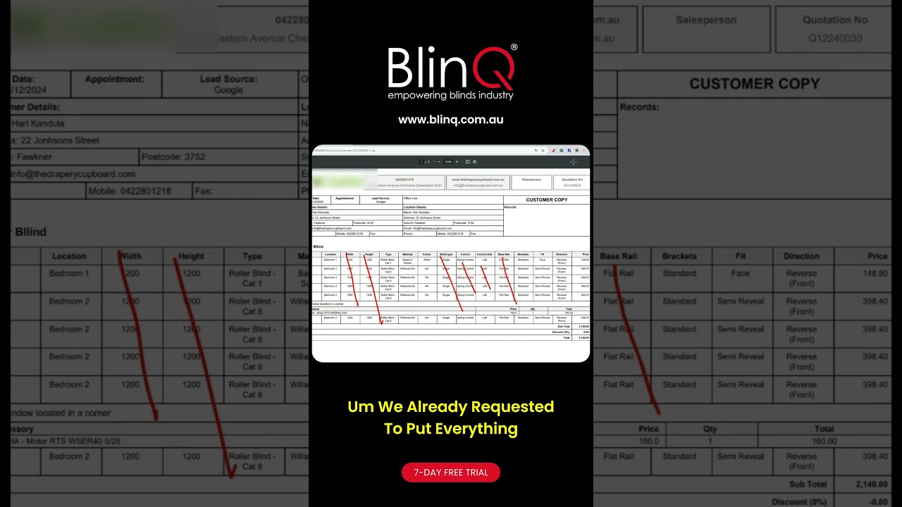 Customize Quote & Invoice Templates in BlinQ Software