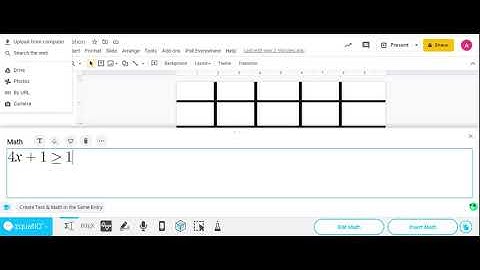 Equatio in Google Slides