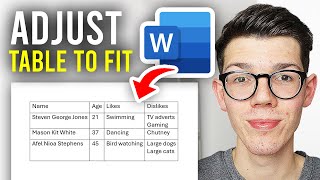 How To Auto Adjust Table To Fit In Word - Full Guide