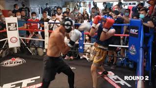 DEF Fight Night 25 bout 12 - Andres Aranaga (Bill Muay Thai) VS Saagar Pradhan (DEF Boxing)