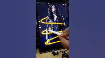 Neon Procreate Brush - Conor Leslie #shorts #procreate #ConorLeslie