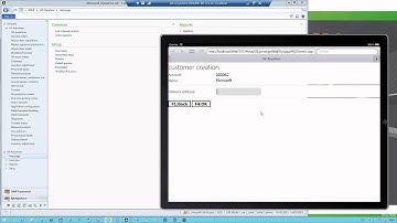 Columbus AX Anywhere Sales - How to create a new customer