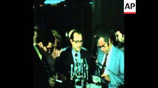 SYND 9 7 75  ISRAELI AMBASSADOR DINITZ SPEAKING AFTER TALKS WITH KISSINGER