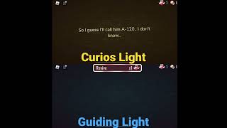 Guiding Light vs Curious Light