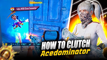 3.1 BGMI NEW MODE 🔥 How To Clutch In Ace Dominator Lobby 🔱 Bgmi 1v4 Clutches! Iphone 11