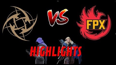 NiP vs FPX Highlights   Allied Esports Odyssey 2020 Playoffs