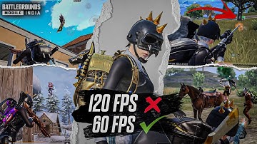 60 FPS is enough? in new winter mode 3.5💀 1v4 Clutches BGMI - PUBG Mobile
