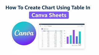 How To Create Chart Using Table In Canva Sheets (2025)