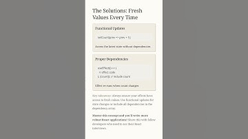 Stale Closures Explained in 60s! ⚡ | useEffect Bug Fix #useeffect #react #shorts #frontenddeveloper