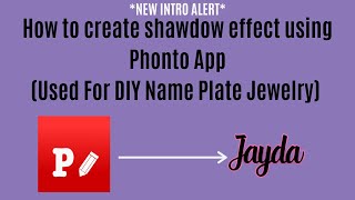 Phonto App Tutorial: How to achieve shadow effect