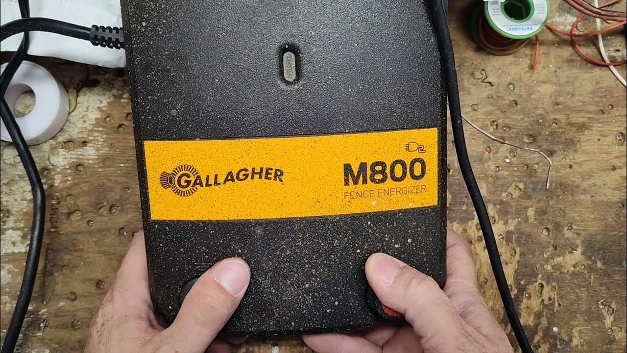 Test & Review Of The New Style Gallagher M800 Fence Energizer YouTube