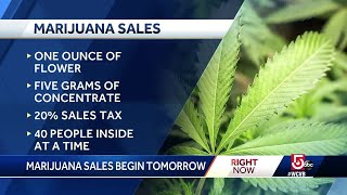 Marijuana sales begin  Tuesday