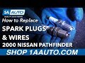 How To Replace Spark Plugs Wires 1996-2000 Nissan Pathfinder