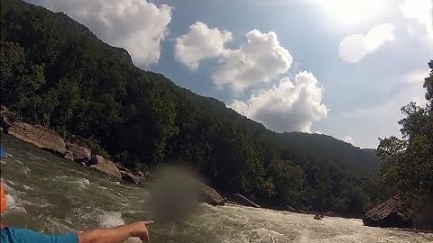 Guide Ejected White Water Rafting Lower New River