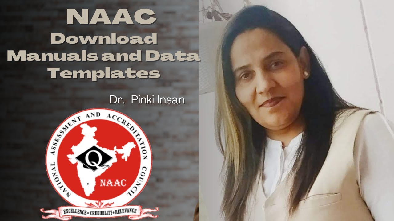 NAAC How To Download Manuals And Data Templates For Preparing SSR  naac-how-to-download-manuals-and-data-templates-for-preparing-ssr
