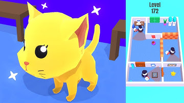 Cat Escape Free Mobile Game Online House GamePlay Walkthrough | ALL Level 172 To 190 | Hide and Seek
