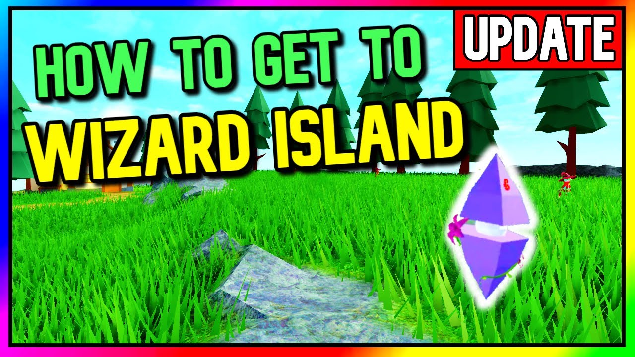 [How To Get To Wizard Island] Roblox Islands Update (Skyblox)