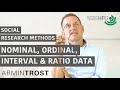 #13 NOMINAL, ORDINAL, INTERVAL &amp; RATIO DATA