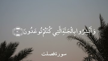 إن الذين قالوا ربنا الله ثم استقاموا - سورة فصلت | القارئ الشيخ علي جابر رحمه الله
