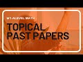 AS LEVEL MATH M1 PAPER 4 360 SYLLABUS OVERVIEW