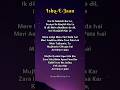 ISHQ-E-JAAN SONG LYRICS 🎶💖#song #songlyrics #singwithme