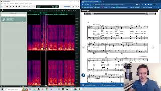 Using a Spectrogram to Vocal Coach a Chorus | High School Chorus Singing Wiegenlied