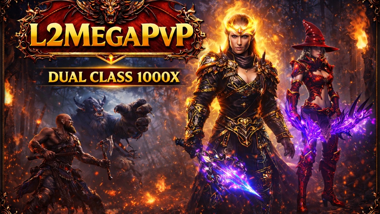 ABRE HOJE! = L2 MEGAPVP Dual Class - Lineage 2 !inteface !serve