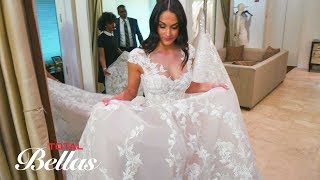 Nikki is jubilant while she tries on wedding dresses again: Total Bellas Preview Clip, July 8, 2018
