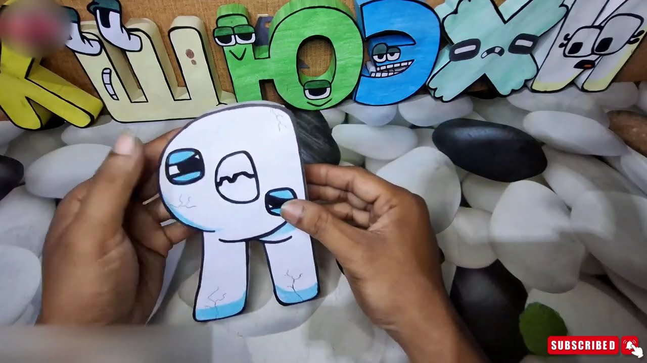 PAPERCRAFT | ALPHABET LORE RUSSIAN Я | Alfabeto - YouTube