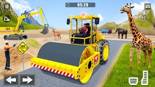 🔴Drive construction excavators for construct zoo in city zoo construction game 🏗️#jcb3dxmachine  #81 screenshot 2