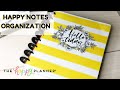 THE HAPPY PLANNER NOTEBOOK | HAPPY NOTES | MY NOTEBOOK ORGANIZATION!